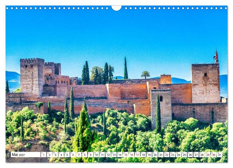 Produktbild: Sonniges Andalusien (Wandkalender 2027 DIN A3 quer), CALVENDO Monatskalender