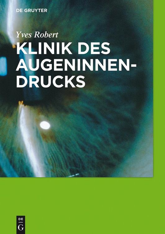 Produktbild: Klinik des Augeninnendrucks