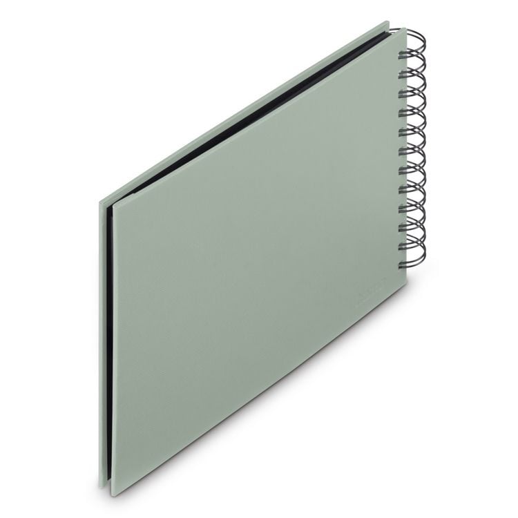 Produktbild: hama Spiral Album Fine Art salbei 24x17cm 50 schwarze Seiten