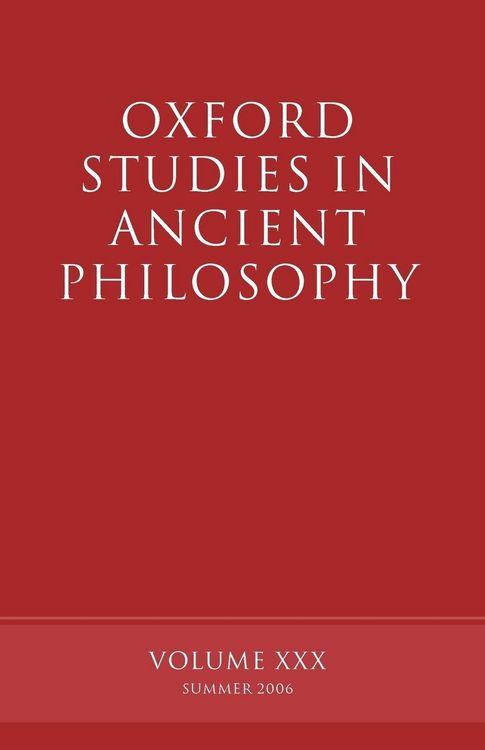 Produktbild: Oxford Studies in Ancient Philosophy