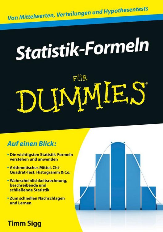 Produktbild: Statistik-Formeln f&uuml;r Dummies
