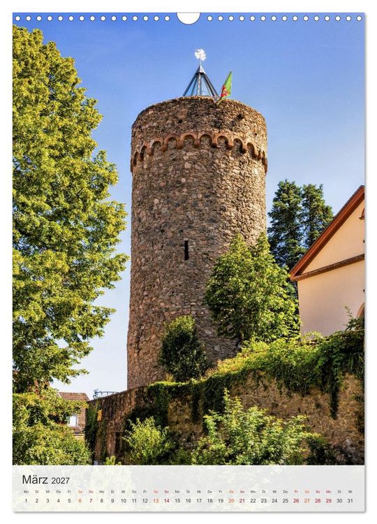 Produktbild: Lindenfels im Odenwald (Wandkalender 2027 DIN A3 hoch), CALVENDO Monatskalender