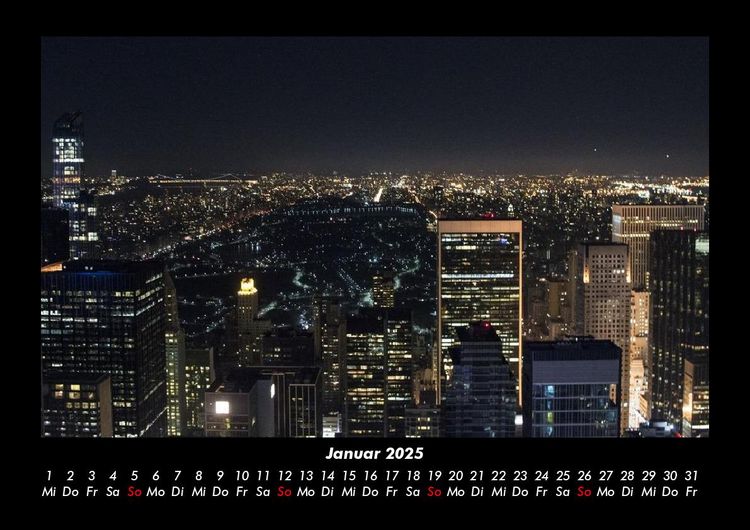 Produktbild: New York 2025 Fotokalender DIN A3