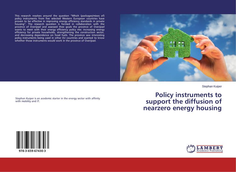 Produktbild: Policy instruments to support the diffusion of nearzero energy housing