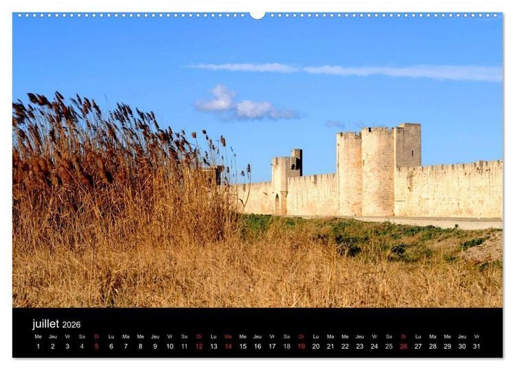 Produktbild: Occitanie (Calendrier mural 2026 DIN A2 vertical) calendrier de bureau