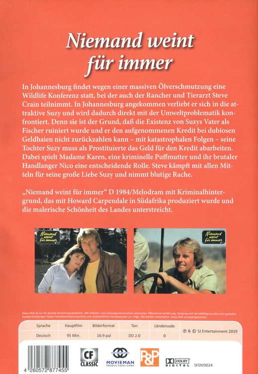 Produktbild: Niemand weint f&uuml;r immer