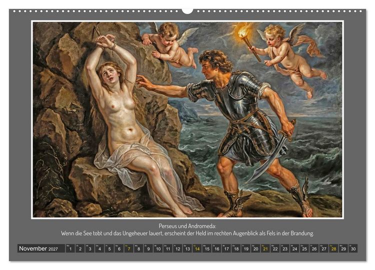 Produktbild: G&ouml;tterfunken und Leidenschaft (Wandkalender 2027 DIN A2 quer), CALVENDO Monatskalender