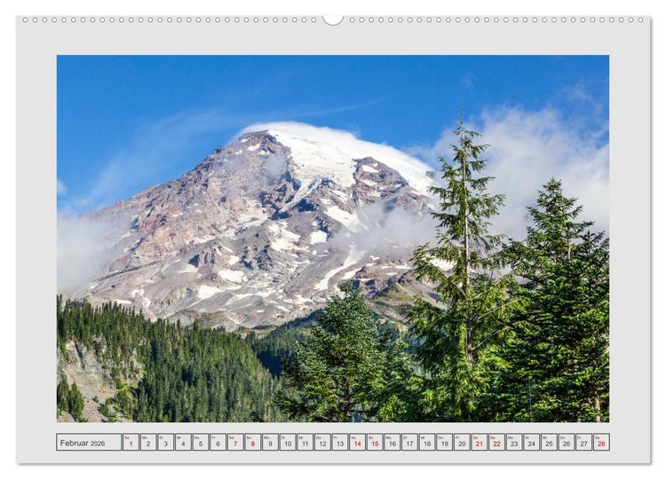 Produktbild: SEATTLE Unvergessliche Tour durch die Stadt und das Umland (hochwertiger Premium Wandkalender 2026 DIN A2 quer), Kunstdruck in Hochglanz