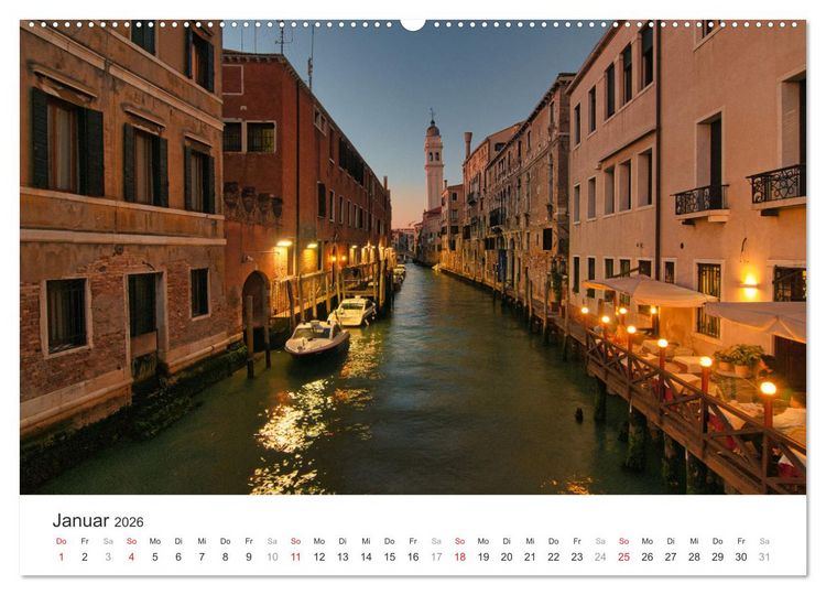 Produktbild: Das stille Venedig (Wandkalender 2026 DIN A2 quer), CALVENDO Monatskalender