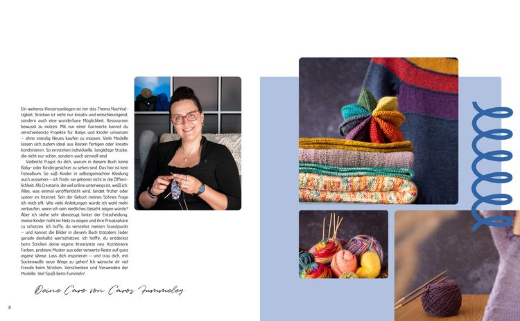 Produktbild: Stricken mit Sockenwolle f&uuml;r die Kleinen