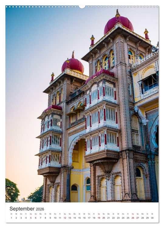 Produktbild: Indien - Das wundersch&ouml;ne Land in Asien. (hochwertiger Premium Wandkalender 2026 DIN A2 hoch), Kunstdruck in Hochglanz