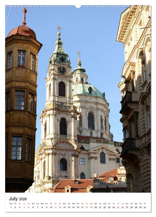 Produktbild: In Prague (High Quality Premium Wall Calendar 2026 DIN A2 portrait),CALVENDO 12 Month Wall Calendar