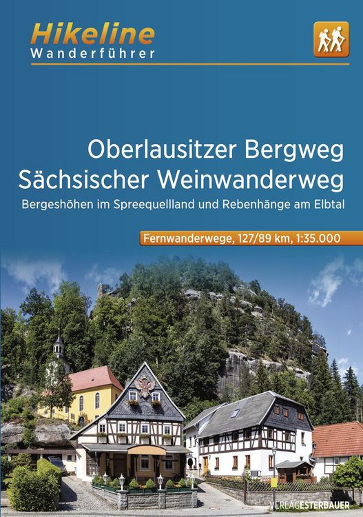 Produktbild: Wanderf&uuml;hrer Oberlausitzer Bergweg &bull; S&auml;chsischer Weinwanderweg