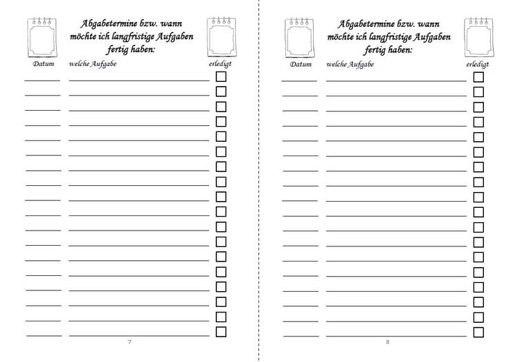 Produktbild: Mein To Do Listen Organizer