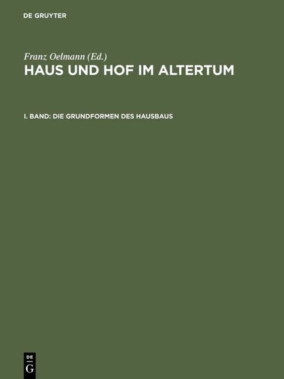 Produktbild: Die Grundformen des Hausbaus