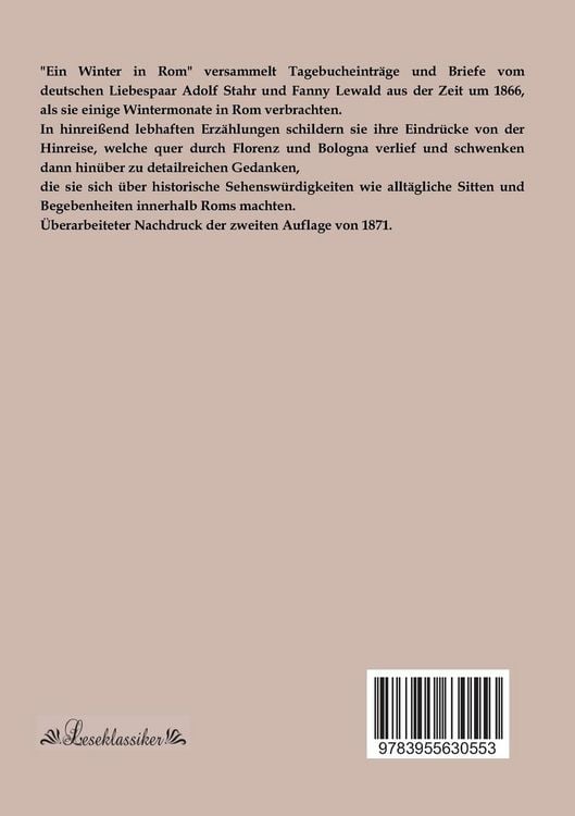 Produktbild: Ein Winter in Rom