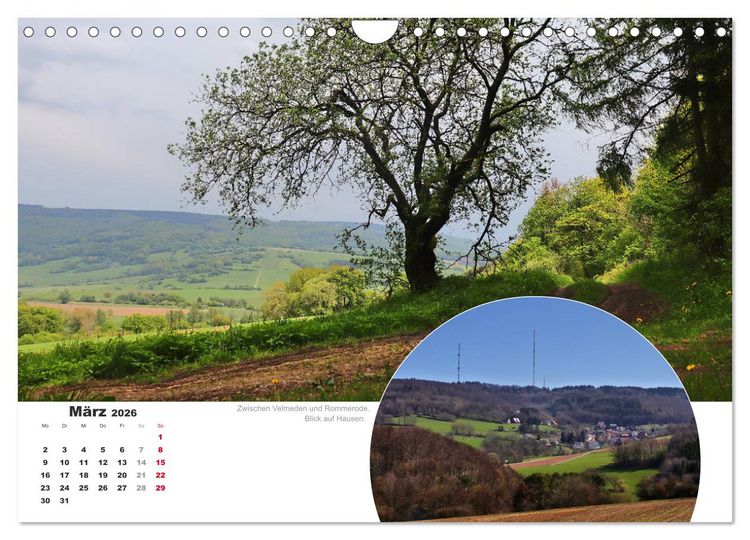 Produktbild: Der Grimmsteig (Wandkalender 2026 DIN A4 quer), CALVENDO Monatskalender