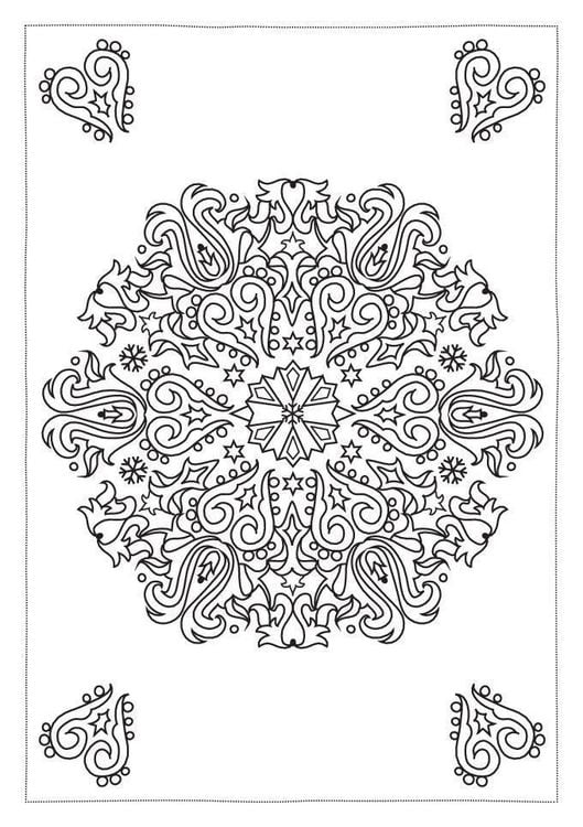 Produktbild: Ausmal-Postkarten Kunstvolle Mandalas | 20 Karten