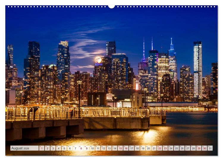 Produktbild: NEW YORK CITY Urbane Magie (hochwertiger Premium Wandkalender 2026 DIN A2 quer), Kunstdruck in Hochglanz