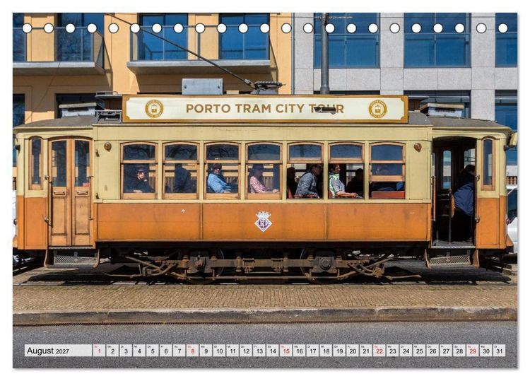 Produktbild: Porto Magisch - Am Ufer des Douro (Tischkalender 2027 DIN A5 quer), CALVENDO Monatskalender