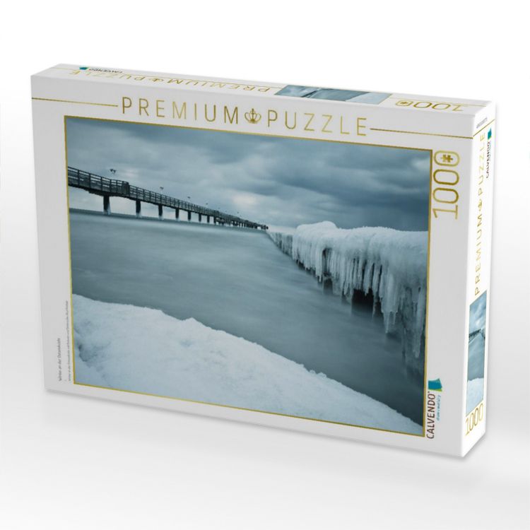 Produktbild: CALVENDO Puzzle Winter an der Ostseek&uuml;ste | 1000 Teile Lege-Gr&ouml;&szlig;e 64x48cm Foto-Puzzle f&uuml;r gl&uuml;ckliche Stunden