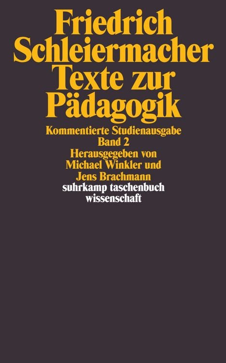 Produktbild: Texte zur P&auml;dagogik. Kommentierte Studienausgabe in zwei B&auml;nden