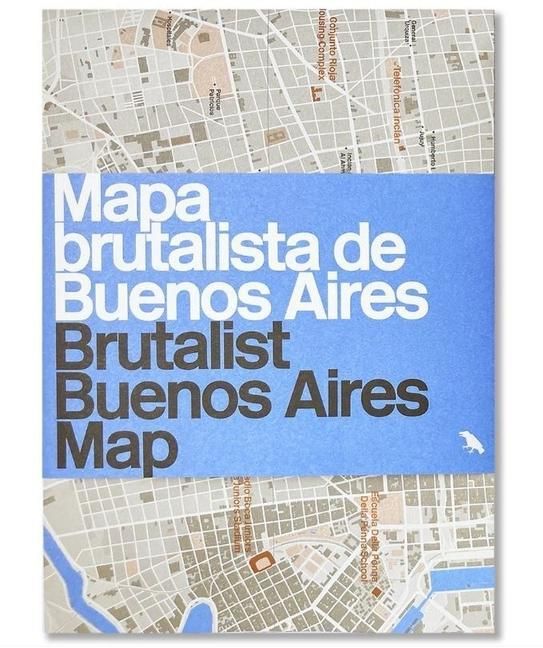 Produktbild: Brutalist Buenos Aires Map / Mapa Brutalista de Buenos Aires