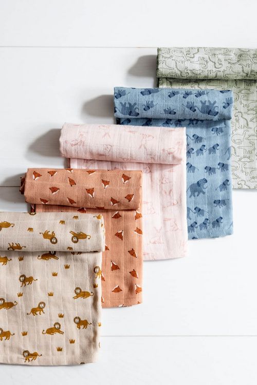 Produktbild: Mullt&uuml;cher 3-pack mix - 55x55cm - Lively Lion