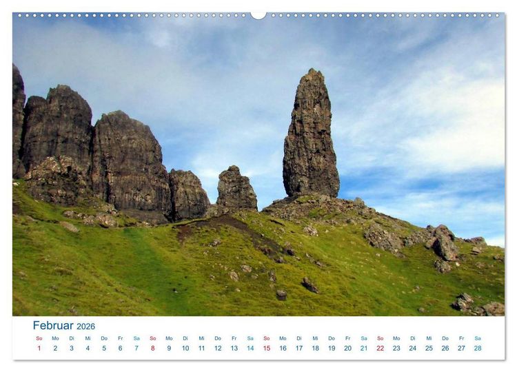 Produktbild: Isle of Skye 2026. Impressionen von Schottlands sch&ouml;nster Insel der Hebriden (hochwertiger Premium Wandkalender 2026 DIN A2 quer), Kunstdruck in Hochglanz