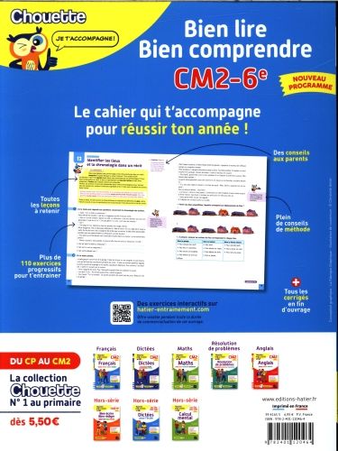 Produktbild: Bien lire, bien comprendre : CM2, 6e, 10-12 ans