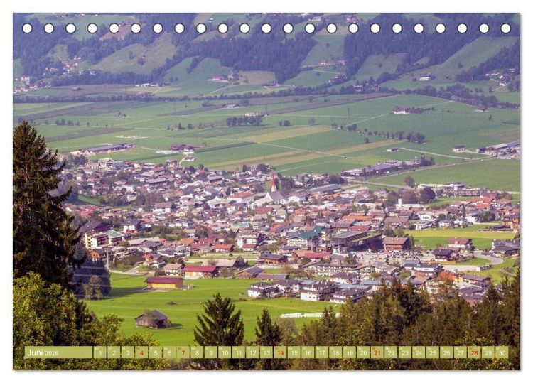 Produktbild: Ein Herz f&uuml;r das Zillertal (Tischkalender 2026 DIN A5 quer), CALVENDO Monatskalender