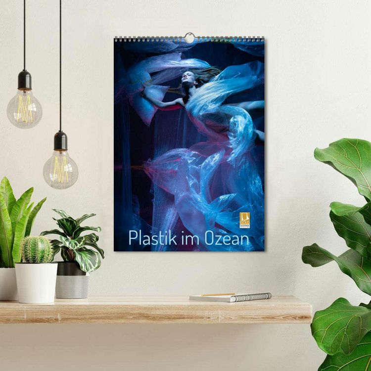 Produktbild: Plastik im Ozean (Wandkalender 2026 DIN A3 hoch), CALVENDO Monatskalender