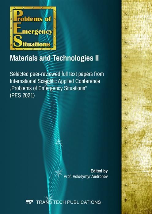 Produktbild: Problems of Emergency Situations: Materials and Technologies II