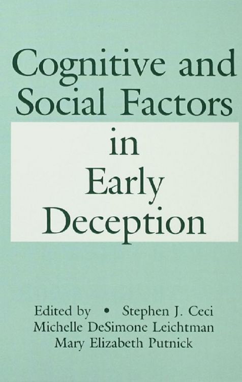 Produktbild: Cognitive and Social Factors in Early Deception