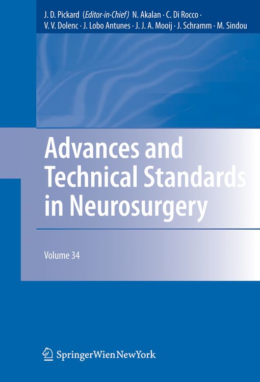 Produktbild: Advances and Technical Standards in Neurosurgery