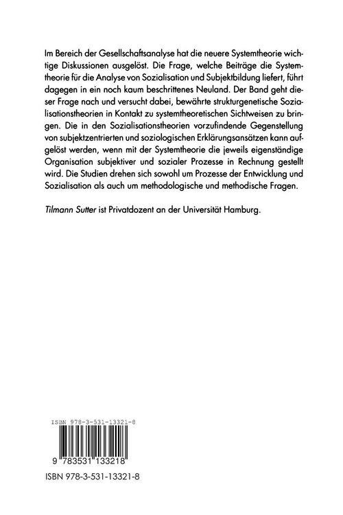 Produktbild: Systeme und Subjektstrukturen