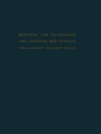 Produktbild: Beitr&auml;ge zur Pathologie und Therapie der Syphilis
