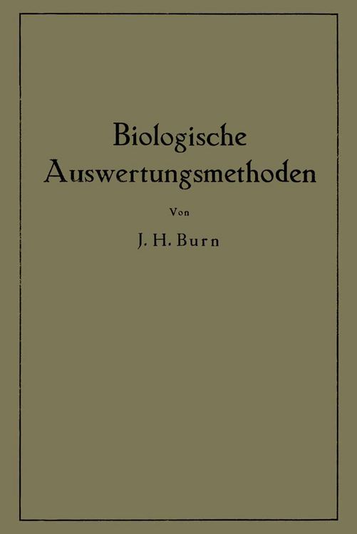 Produktbild: Biologische Auswertungsmethoden
