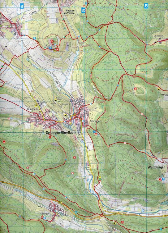 Produktbild: W260 Wanderkarte 1:25 000 Tuttlingen