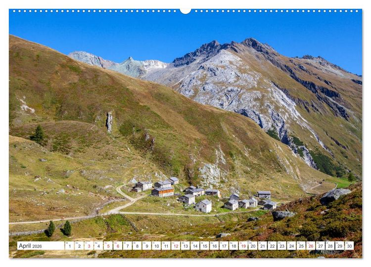 Produktbild: Jagdhausalm in Osttirol (Wandkalender 2026 DIN A2 quer), CALVENDO Monatskalender