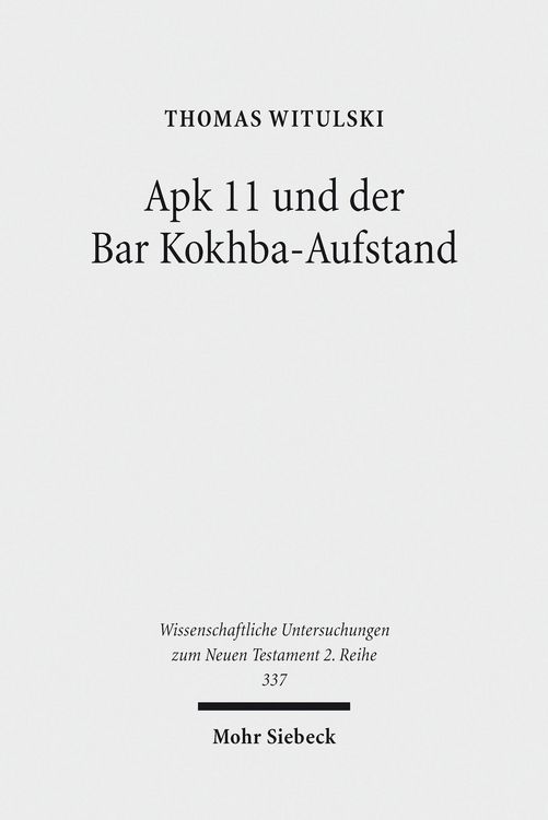 Produktbild: Apk 11 und der Bar Kokhba-Aufstand