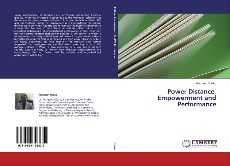 Produktbild: Power Distance, Empowerment and Performance