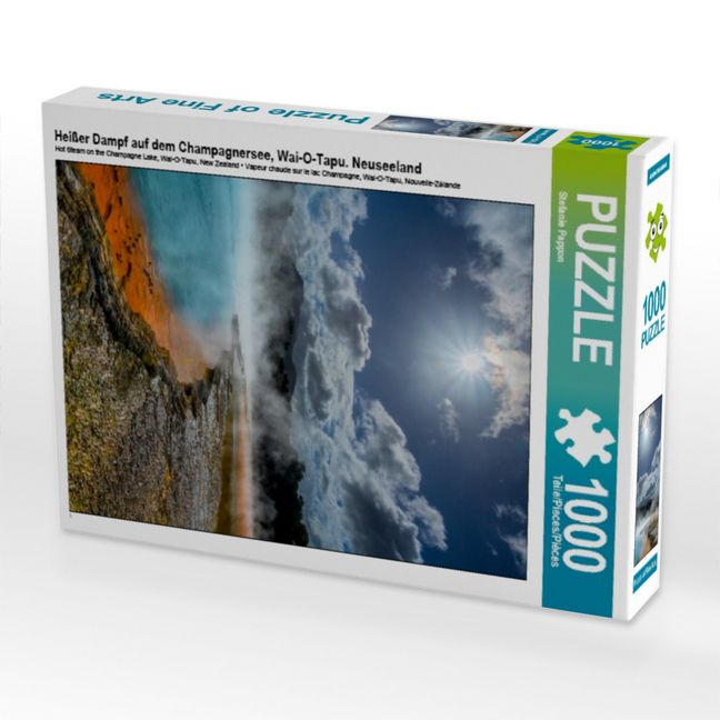 Produktbild: Hei&szlig;er Dampf auf dem Champagnersee, Wai-O-Tapu. Neuseeland (Puzzle)