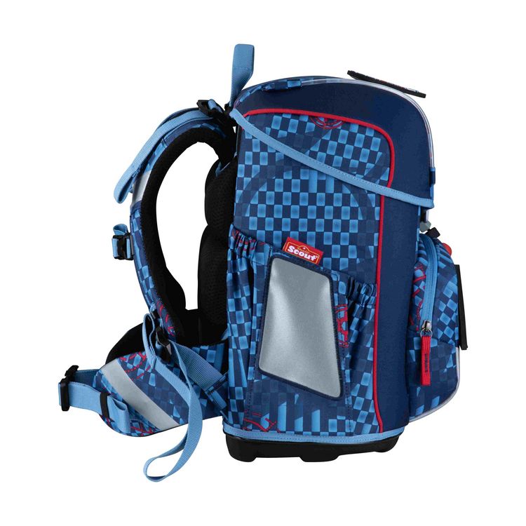 Produktbild: Scout Schulranzen Set Neo Safety Light, Schulranzen Set, 4tlg, Space Explorer