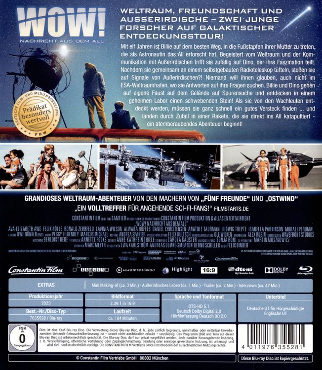 Produktbild: WOW -Nachricht aus dem All
