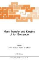 Produktbild: Mass Transfer and Kinetics of Ion Exchange