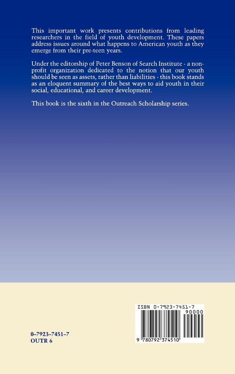 Produktbild: Trends in Youth Development