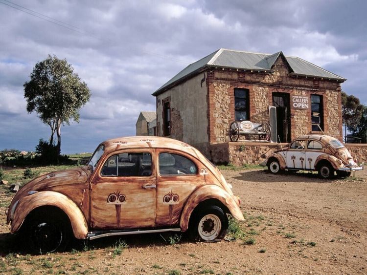 Produktbild: CALVENDO Puzzle Kunstgalerie im Silverton, Outback, New South Wales | 1000 Teile Lege-Gr&ouml;&szlig;e 64x48cm Foto-Puzzle f&uuml;r gl&uuml;ckliche Stunden