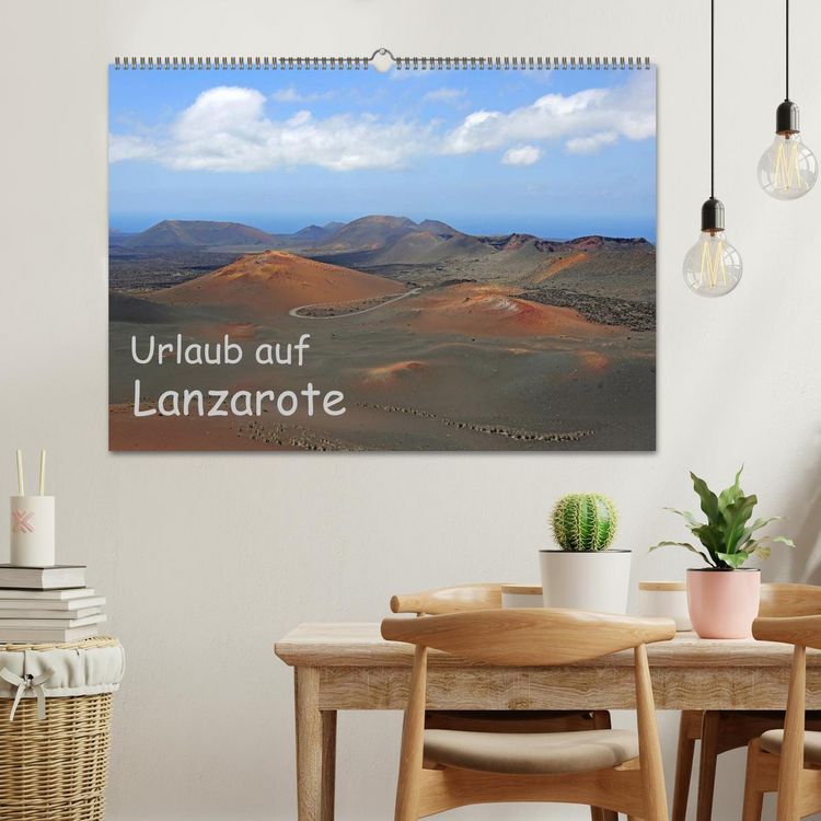 Produktbild: Urlaub auf Lanzarote (Wandkalender 2026 DIN A2 quer), CALVENDO Monatskalender