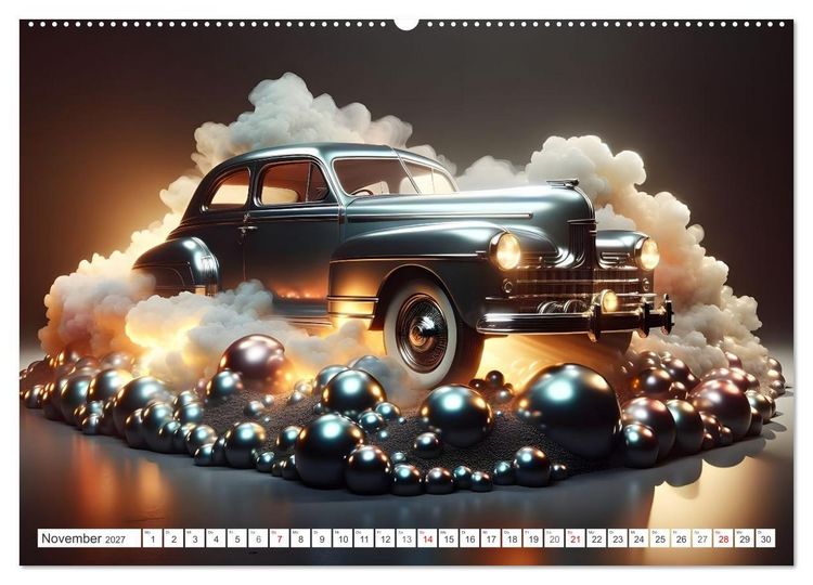Produktbild: Magische Blechtr&auml;ume (Wandkalender 2027 DIN A2 quer), CALVENDO Monatskalender